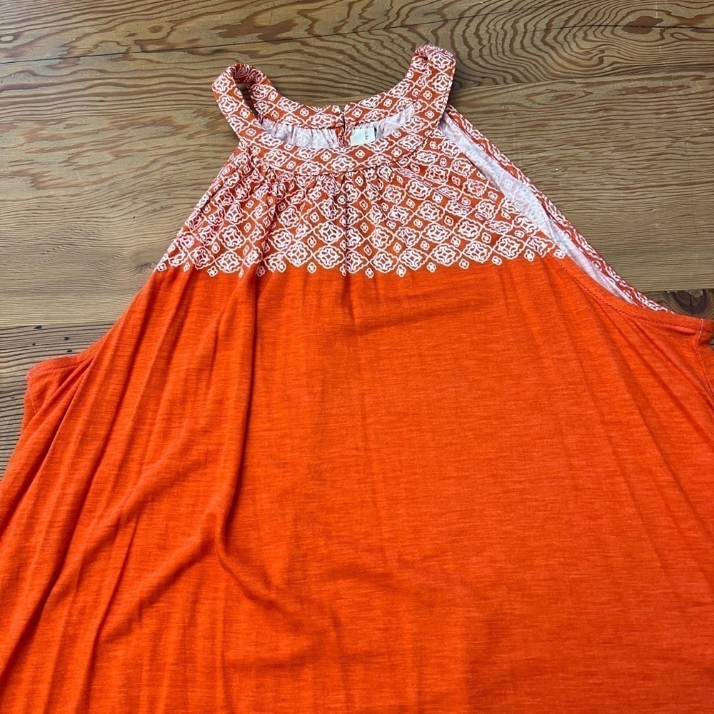 Loft Orange Halter Top